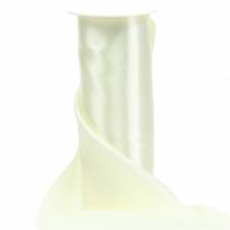 Creme de fita de mesa de fita de cetim 200mm 10m