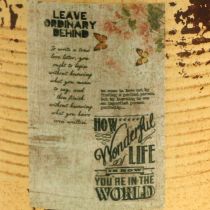 Itens Caixa decorativa vaso de plantas de damasco metal decoração de verão Ø15.5cm H15cm