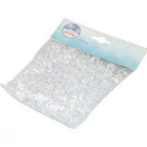 Itens Cubos de gelo decorativos, cubos de gelo artificiais, acrílico, transparente, 1 cm, 200 g