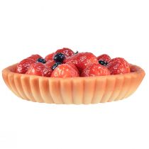 Itens Bolo falso decorativo de morango para confeitaria, bolo artificial com Ø15cm
