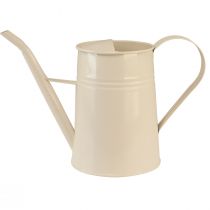 Itens Regador decorativo regador de metal creme Alt.23cm 1,7L