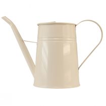 Itens Regador decorativo regador de metal creme Alt.23cm 1,7L