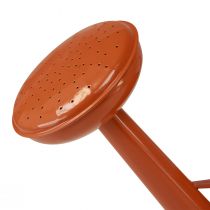 Itens Regador decorativo de metal em estilo campestre, marrom-alaranjado, 26 cm, 5 L - Uso versátil como vaso de plantas e recipiente decorativo.