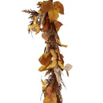Guirlanda decorativa guirlanda de outono, guirlanda de plantas coloridas folhas de outono decoração 195cm