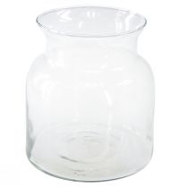 Lanterna decorativa para vaso de vidro transparente Ø18cm Alt.20cm