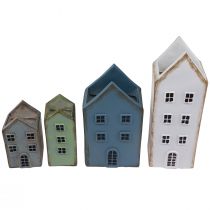 Itens Casas decorativas decoração de mesa plantador vintage Alt.12,5 cm - 19 cm conjunto de 4