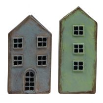 Itens Casas decorativas decoração de mesa plantador vintage Alt.12,5 cm - 19 cm conjunto de 4