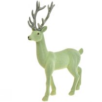 Itens Figura decorativa de rena de veado de Natal verde cinza Alt.37cm