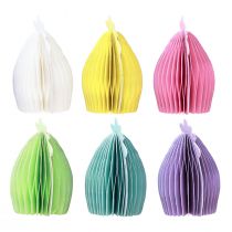 Itens Galinhas decorativas feitas de papel favo de mel 11×6m5×12cm 6pcs