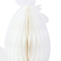 Itens Papel decorativo favo de mel frango galo branco laranja 7,5×4,5×8cm 6 un