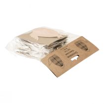 Itens Papel decorativo favo de mel frango galo branco laranja 7,5×4,5×8cm 6 un