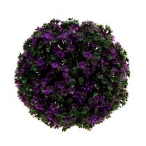 Itens Bola decorativa roxa feita de flores planta bola artificial Ø15cm 1ud
