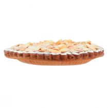 Itens Bolo decorativo de amêndoas para vitrines e padarias, enganosamente realista, bolo falso, 19 cm