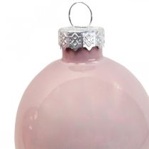 Ovos de Páscoa Deco para pendurar decorações de Páscoa rosa/verde 6 unidades