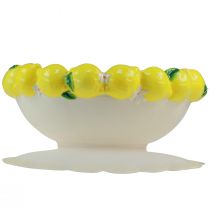 Itens Tigela decorativa fruteira limão cerâmica Ø30cm