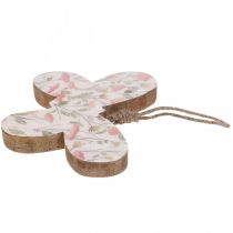 Itens Pingente Deco Borboleta Deco Padrão De Madeira 15x12x2cm