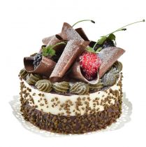 Itens Bolo decorativo boneco de bolo artificial de chocolate Ø10cm