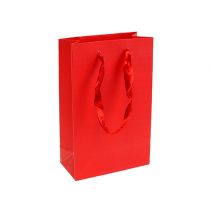 Saco Deco para presente vermelho 12cm x19cm 1pc