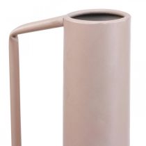 Vaso decorativo jarro decorativo de metal rosa claro 19,5cm Alt 38,5cm