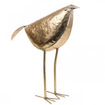 Pássaro Deco Figura Deco pássaro decoração em metal dourado 41×13×42cm