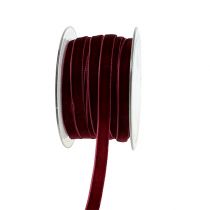 Itens Fita decorativa Velvet Bordeaux 10mm 20m