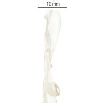 Itens Fita decorativa, creme, corações, pérolas, decoração de casamento, 10mm, 5m