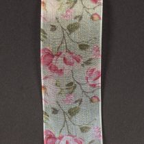 Itens Fita de presente com estampa floral para embrulhar presentes com elegância, 15m