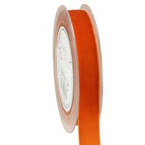 Itens Fita decorativa de veludo laranja escuro 20mm 10m