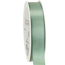 Itens Fita decorativa tafetá fita presente verde sálvia 25mm 50m