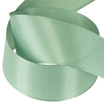 Itens Fita decorativa tafetá fita presente verde sálvia 40mm 50m