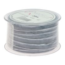 Itens Fita decorativa de veludo fita de presente fita de veludo cinza 10mm 20m
