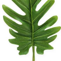 Itens Folhas decorativas Philodendron verde L11cm L34cm 6 unidades