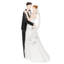 Itens Estatueta decorativa de um casal de noivos, 10,5 cm