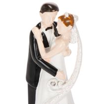 Itens Estatueta decorativa de um casal de noivos, 10,5 cm
