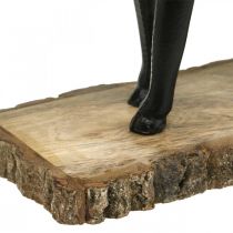 Itens Deco Deer Deco Renas Metal Madeira Preto A 25cm