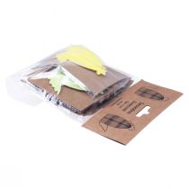 Itens Galinhas decorativas feitas de papel favo de mel Páscoa 11×6,5×12cm 6 unidades