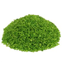 Itens Pedras decorativas granuladas verdes 2mm - 3mm 2kg