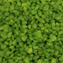 Itens Pedras decorativas granuladas verdes 2mm - 3mm 2kg