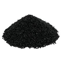 Deco granulado preto 2mm - 3mm 2kg