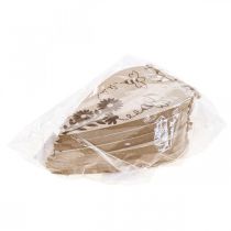 Itens Cabide decorativo madeira corações decorativos flores abelhas decoração 10x15cm 6 peças