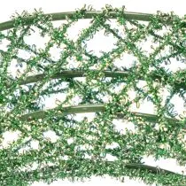 Itens Guirlanda decorativa de arame verde para projetos DIY, 19 cm, 2 peças