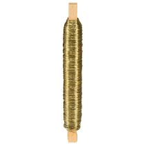Itens Arame Esmaltado Decorativo Envolvendo Arame Dourado 0,50mm 50m 100g
