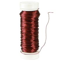 Itens Arame Esmalte Decorativo Ø0,30mm 30g/50m Bordeaux