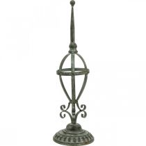 Suporte de grinalda metal antigo, decoração de mesa shabby chic H51cm