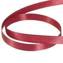 Itens Fita decorativa estreita tafetá Bordeaux 10mm 50m