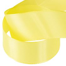 Itens Fita decorativa de tafetá, fita para presente, amarelo claro, 40mm, 50m