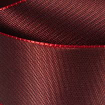 Itens Fita decorativa de tafetá vermelho, versátil, 40 mm x 50 m