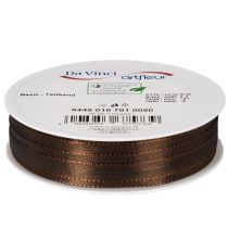 Itens Fita de tafetá decorativa em rolo para embrulho de presentes e artesanato, 10 mm de largura, 50 m de comprimento.