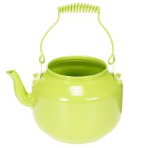 Itens Bule decorativo usado como vaso de flores, estilo retrô nostálgico