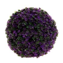 Itens Bola decorativa em planta roxa artificial Ø18cm 1ud